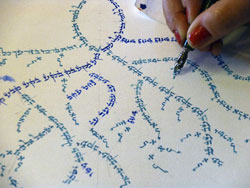Cours de calligraphie hébraïque